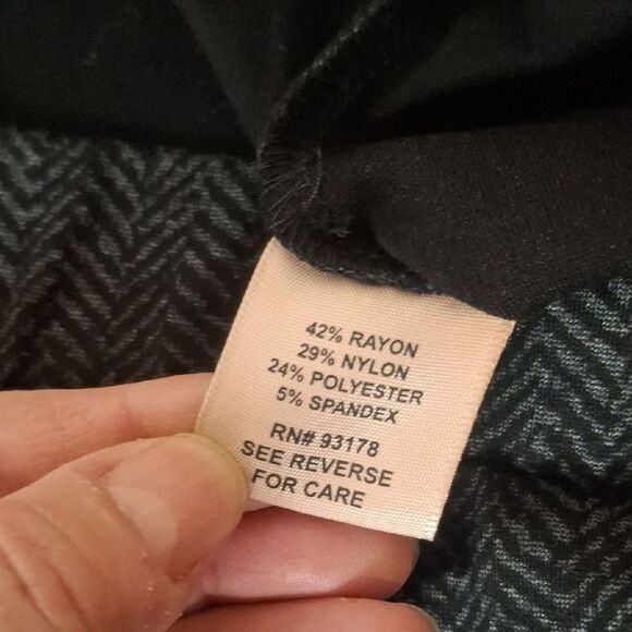 Philosophy Herringbone Patterned Pants size 1X - Picture 4 of 7